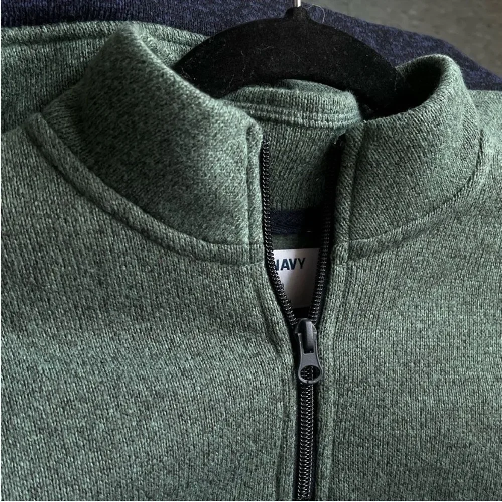 Old Navy Boys 1/4 Zip Sweater Sz Large ( 10 - 12)